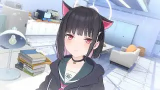 [ブルアカ] カズサからの新年のご挨拶2024 8K upscaled