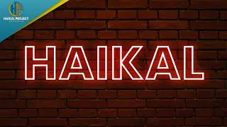 Membuat Tulisan Efek Neon | Photoshop Tutorial