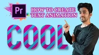 How to create text animation in premiere Pro tutorial for beginners in Hindi  - edit magic