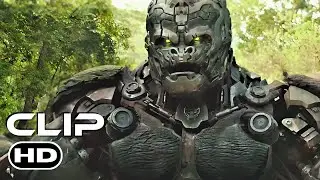 TRANSFORMERS: RISE OF THE BEASTS "Primal Meets Prime" Clip (2023)