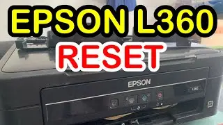 EPSON L360 HOW TO RESET SERVICE REQUIRED | EPSON RESET