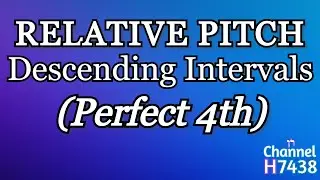 Relative Pitch EAR TRAINING Descending Intervals: Perfect 4th with scoresheet for SOLFEGGIO