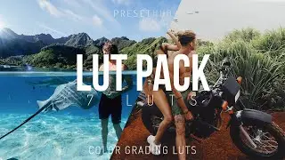 7 Cinematic LUTs | LUT Pack for Premiere Pro, Final Cut Pro, ect