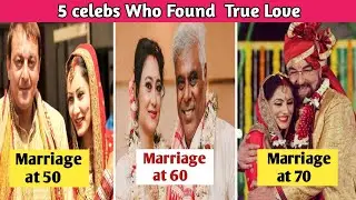 5 Bollywood celebs Who Found  True Love Later in their Life #celebritylifegossip