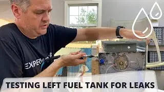 RV-10 | Wings | Testing Left Fuel Tank For Leaks | RV-Builder