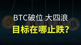 BTC48000见顶回踩，四浪低点在哪止跌？ETH跟随回落，注意低多机会！