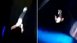 DRAMATIC! Accident at the CIRCUS - the man falls down and the NET crash!