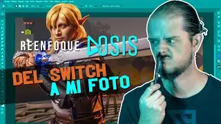 ¡Edito a Link y uso mi Switch para el fondo! #Photoshop #sonyalphapartners #DanoZarCosplay