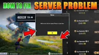 BGMI Loading Problem Fix🥰 | How To Fix Bgmi Server Problem Tamil - MATCH SERVER DID NOT FOUND ERROR