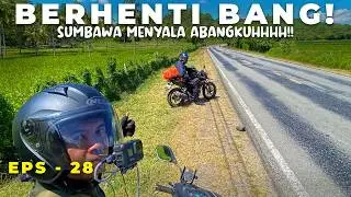 BANG BENTAR BANG‼️Melintas Di Lintas Sumbawa Siang Hari Itu Aduhai - Touring Labuan Bajo Eps 28