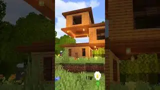 Minecraft | Unusual house in Minecraft. #shorts #minecraft #minecrafthouse