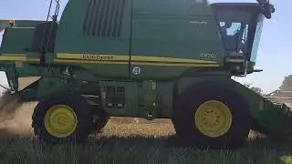John Deere C670i bei der Ernte 2024