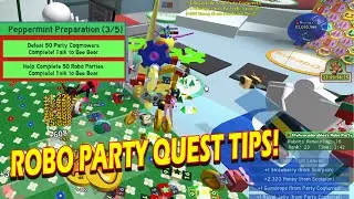 🔥 HOW TO GET ROBO PARTY FAST ❓ PEPPERMINT QUEST 🐝 BEE SWARM SIMULATOR 🐝