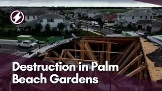 A bird's eye view of destruction in Palm Beach Gardens