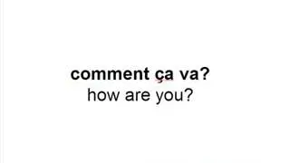 How Are You In French