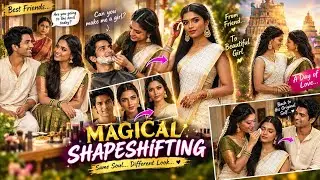 MTF Shapeshifting: Boy Transforms Into a Beautiful Girl for a Kovil Ceremony | Full Transformation ✨