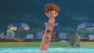 Hotel Transylvania 3 (2018) -  Everybody in the Pool Scene