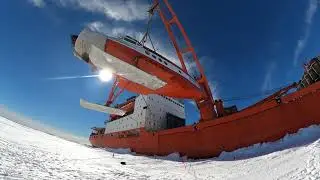 The Helicopter Brings the Plane to the Ship