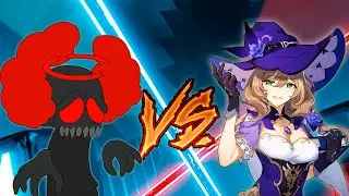 FNF БИТВА ПРОТИВ ТРИКИ В ВИАРЕ! / FNF VS TRICKY VR / Beat Saber
