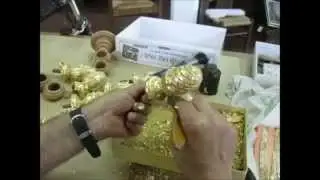 Как позолотить карниз 1,2 $ сусальное золото Киев, Харьков, Одесса, Крым
