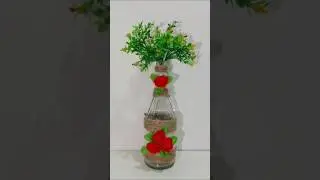 Glass bottle pot #glassbottledecor #shortsfeed #love #song #music