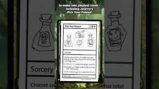 How a Weird Playtest Card Became a Bloomburrow Cycle! | Magic: The Gathering mtg #shorts