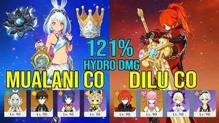 F2P Mualani C0 Yaxche R5 121% Hydro DMG & Diluc C0 Overload Spiral AByss Floor 12 Genshin Impact