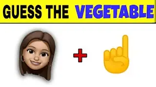 Only A Genius Mind Can Guess These Vegetables By Emojis | Guess By Emoji Quiz Part-06