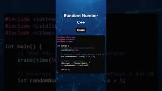 Random Number Generator in C++ 