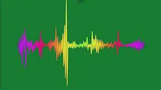 1minute audio visualizer green screen video | music player icon background effects | editing