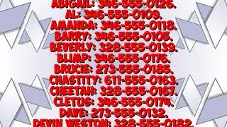 GTA 5 All Types of Phone Numbers