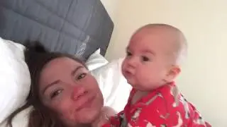 Baby Penn Learns how to Give a Kiss