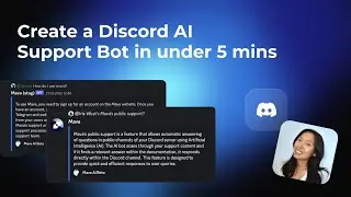 How to create a Discord AI Support Bot in 5 minutes (no coding required)