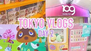 STATIONERY SHOPPING AT TOKYU HANDS! Nintendo, Shibuya 109, Nakano Broadway! | Japan Vlogs Day 2 ♡