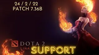 LINA SUPPORT 5 GAMEPLAY