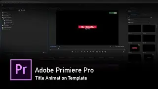 Title animation template for Premiere Pro Prat - I (1 - 85) | manau_tech