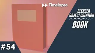 Modeling a Book | Blender 2.92 [Timelapse]
