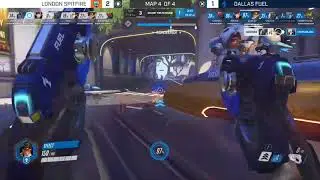 Effect Tracer awesome play London Spitfire vs Dallas Fuel