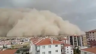 Ankara Polatlı Kum Fırtınası