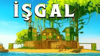 SOLO ADAYI ELE GEÇİRMEK HERKESİ YOK EDİP ADAYI SURLARLA KAPATTIM ( RUST TÜRKÇE )