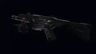 HD Pulse Rifle | AR2 Halflife | Blender animation