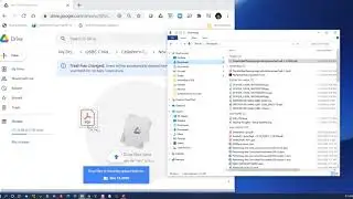 Drag and Drop onto Google Drive