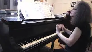 (HD) Piano Tutorial, Burgmuller Consolation, Op. 100, No.  13 (Back tempo practice)