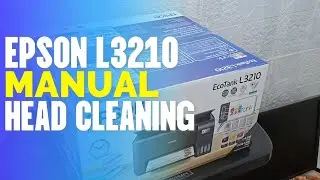EPSON L3210 PRINTER MANUAL HEAD CLEANING AND MANUAL TEST PRINT TUTORIAL