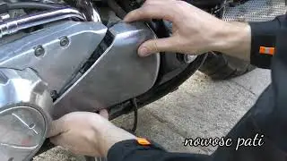 Honda Shadow VT 1100 C wymiana płynu hydraulciznego w sprzęgle Clutch Fluid Change Replacement DOT4