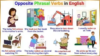 Opposite Phrasal Verbs | Opposite Phrasal Verbs in English with Examples | English Vocabulary