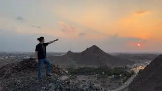 WADI SHAWKAH DAM PARK Ras Al Khaimah | When the Sun and Moon meet ❤️