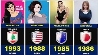 Most Popular Adult Film Stars - Adults Stars From Different Countries