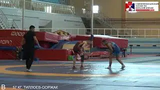 Финал 3-5. 57 кг. Тиллоев Бобтило(Кемерово) - Ооржак Азият(Тува)