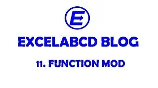 How to use Excel MOD Function | Excelabcd